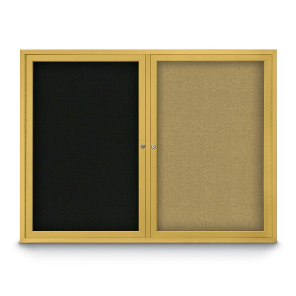 Corkboard, Surf/ Black, 48" x 36"